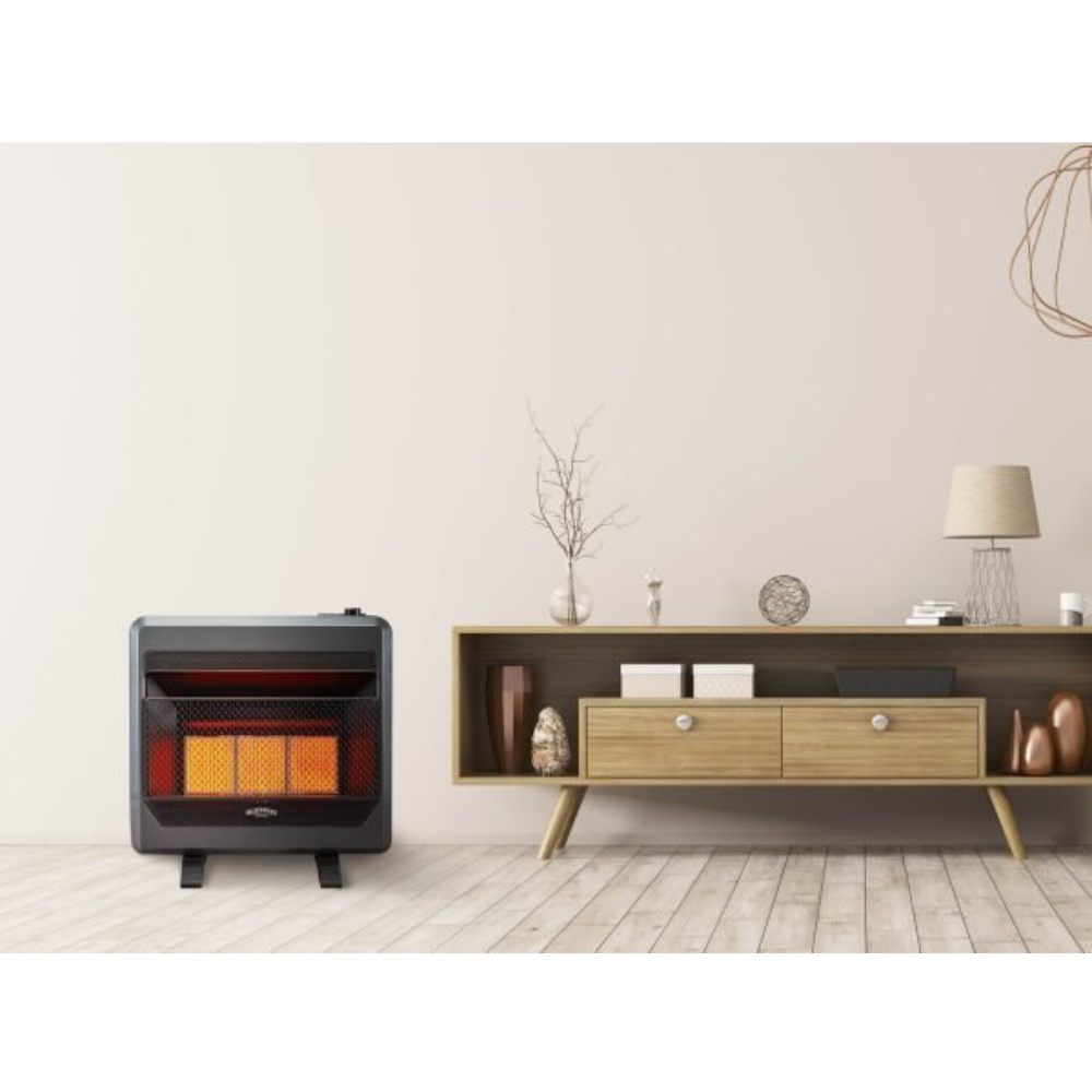 Bluegrass Living B28TPIR-BB Propane Gas Space Heater 64.8cm x 21.6cm