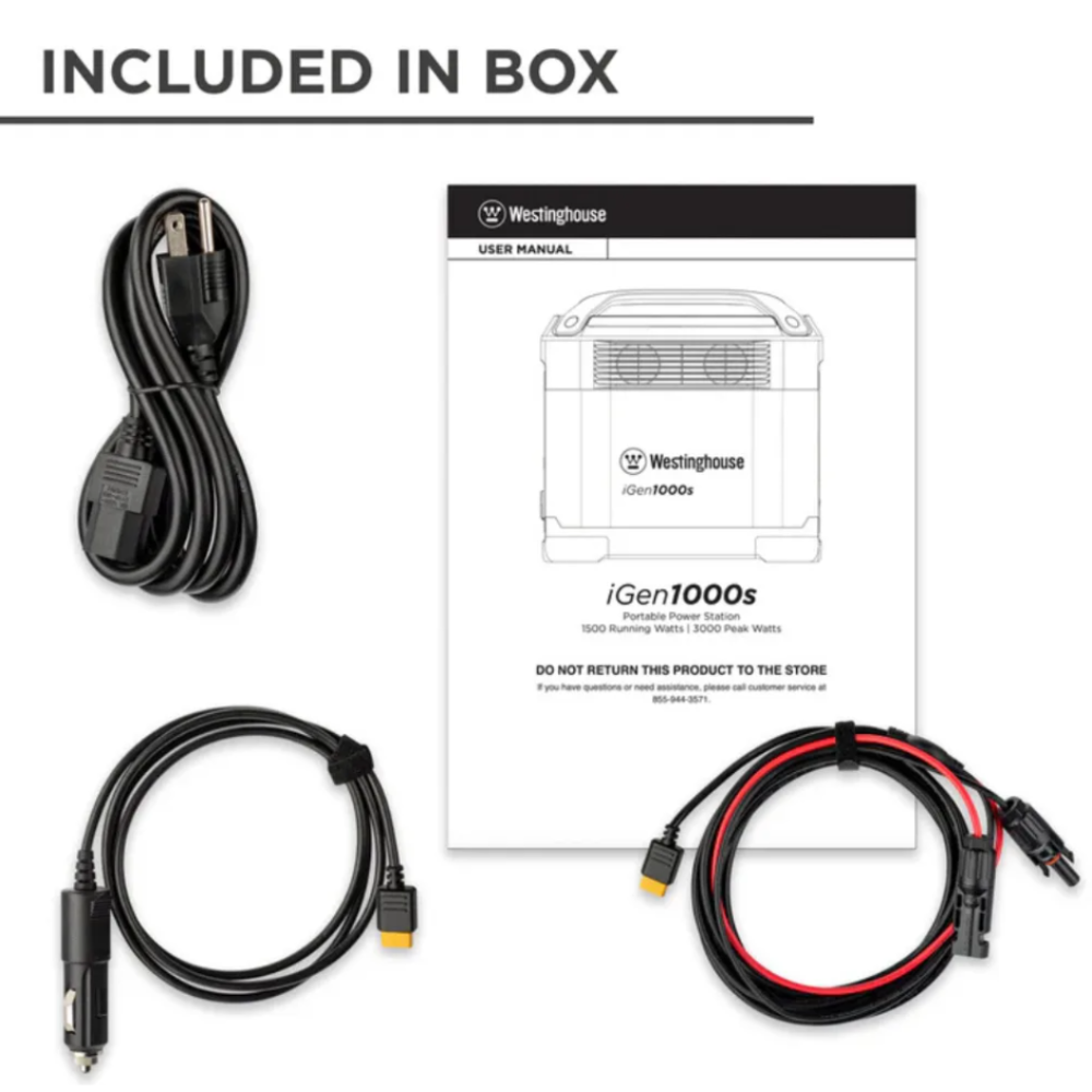 Westinghouse iGen1000S Portable Power Station 10.9kg
