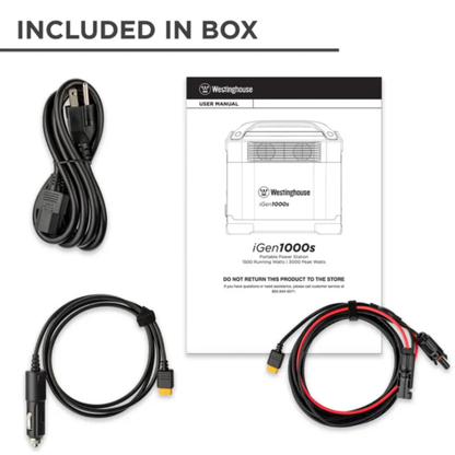 Westinghouse iGen1000S Portable Power Station 10.9kg