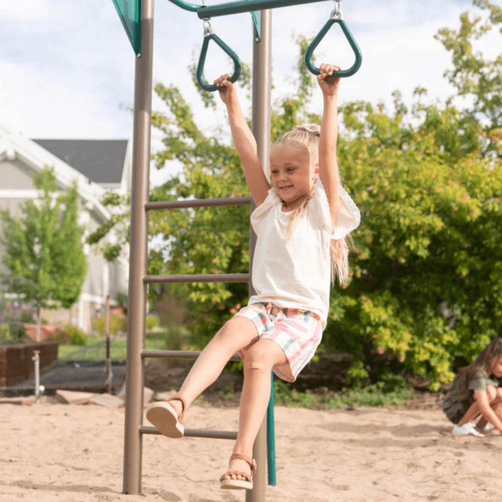 Lifetime Monkey Bar Adventure Steel Swing Set Playset