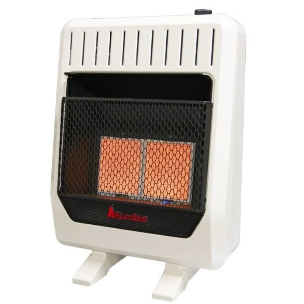 HearthSense IR16T-BB-R Ventless Infrared Gas Space Heater 61.2cm x 46.9cm
