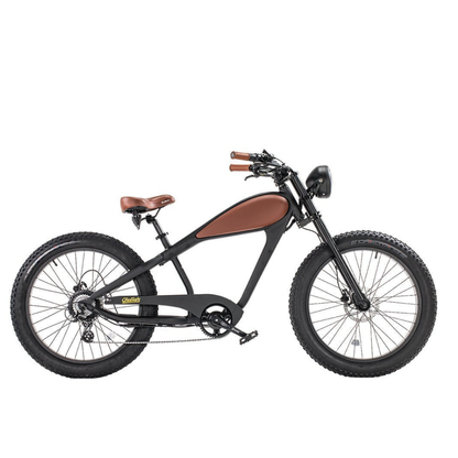Revi Bikes Cheetah Fat Tire Electric Cruiser Bike 48V 750W