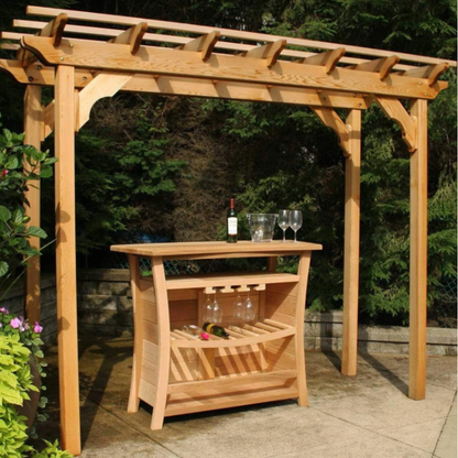Creekvine Designs Monterrey Pergola Red Cedar 0.91m x 4.27m