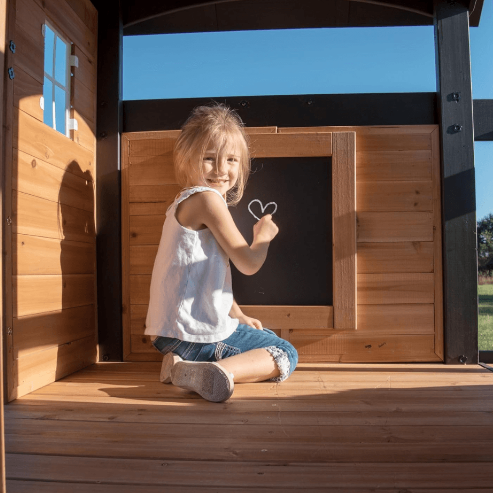 Canyon Creek All Cedar Wooden Swing Set Playset