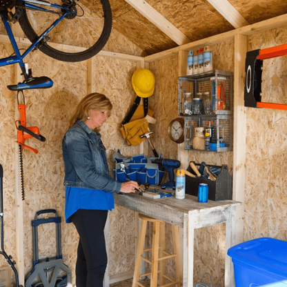 Scarsdale Wood Storage Shed 3.7m x 4.9m