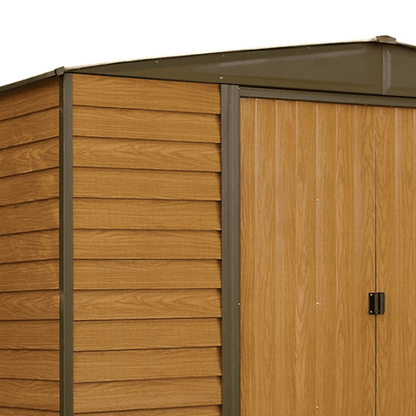 Arrow Woodridge Storage Shed Woodgrain 3.05m x 2.44m