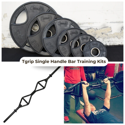 TGrip Pro Series Single Handle Multi Grip Barbell 2.13m