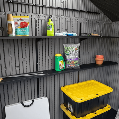 Lifetime Outdoor Storage Shed Dual Entry Gray 4.57m x 2.44m
