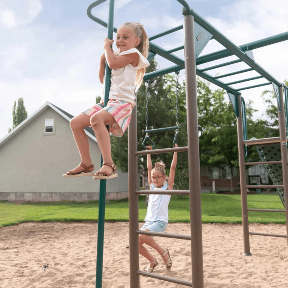 Lifetime Monkey Bar Adventure Steel Swing Set Playset