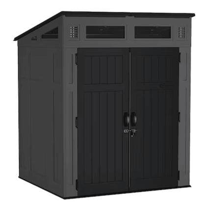 Suncast Modernist BMS6583T Resin Storage Shed 1.9m x 1.7m Gray