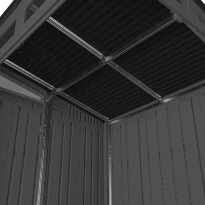 Suncast Modernist BMS6583T Resin Storage Shed 1.9m x 1.7m Gray