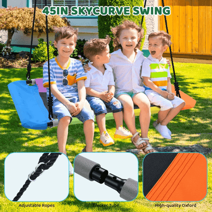 Heavy Duty Metal Swing Set 4m x 3m x 2.9m