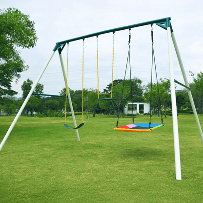 Heavy Duty Metal Swing Set 4m x 3m x 2.9m